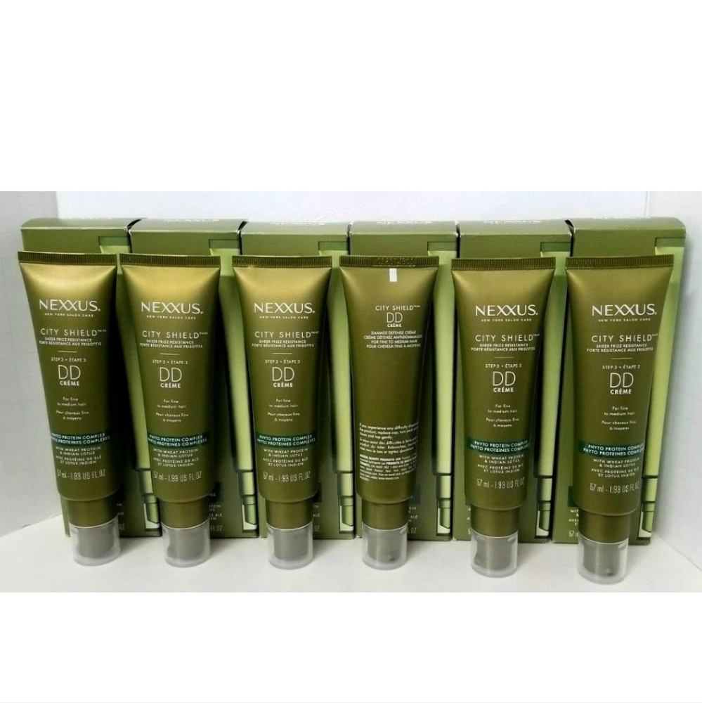 6 pk NEXXUS CITY SHIELD STEP 3 DD CREME 1.93 oz For Fine to Medium Hair